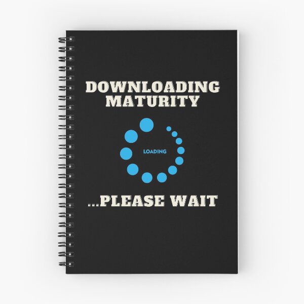 Item preview, Downloading Maturity... Please Wait - Funny Immature Joke designed and sold by Funkykex.
