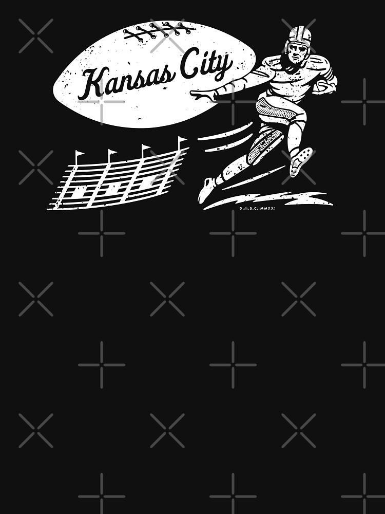 Disover Kansas City Chiefs (White Kansas City Wordmark) Racerback Tank Top