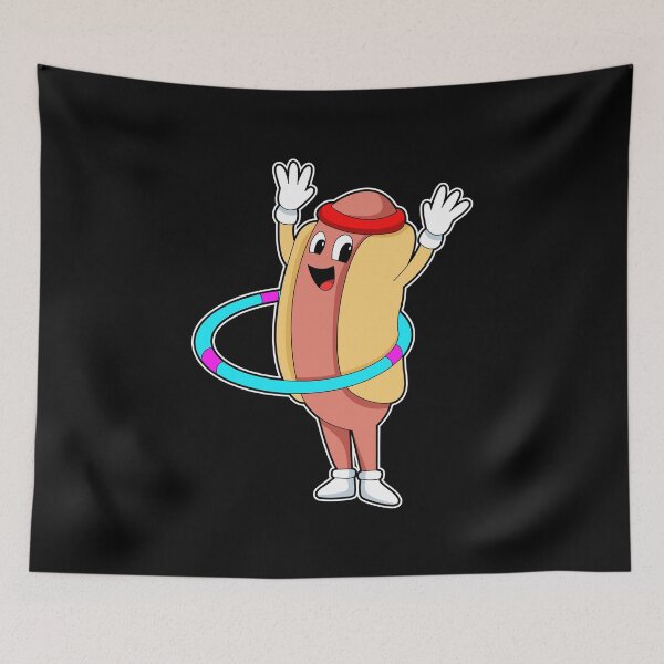 Item preview, Hot dog Fitness hoop Workout Gymnastics designed and sold by Snabdesign84.