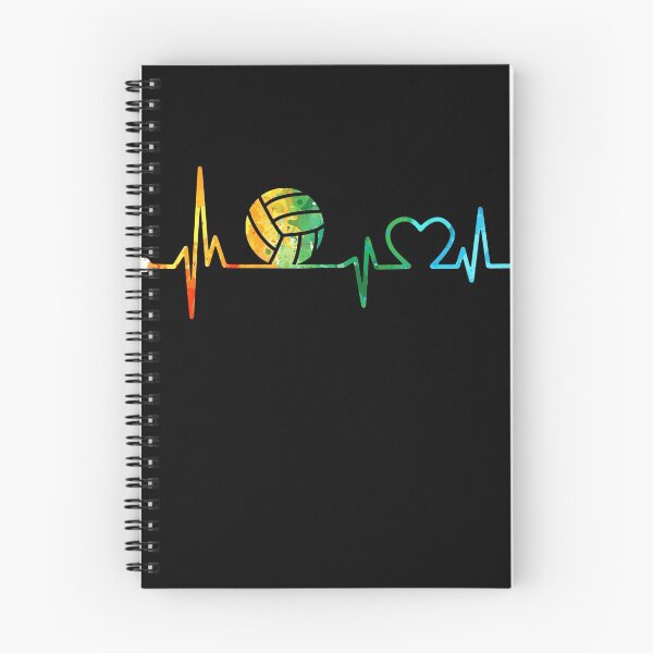 Artikelvorschau, VOLLEYBALL HERZSCHLAG AQUARELL entworfen und verkauft von WinghiDesign.