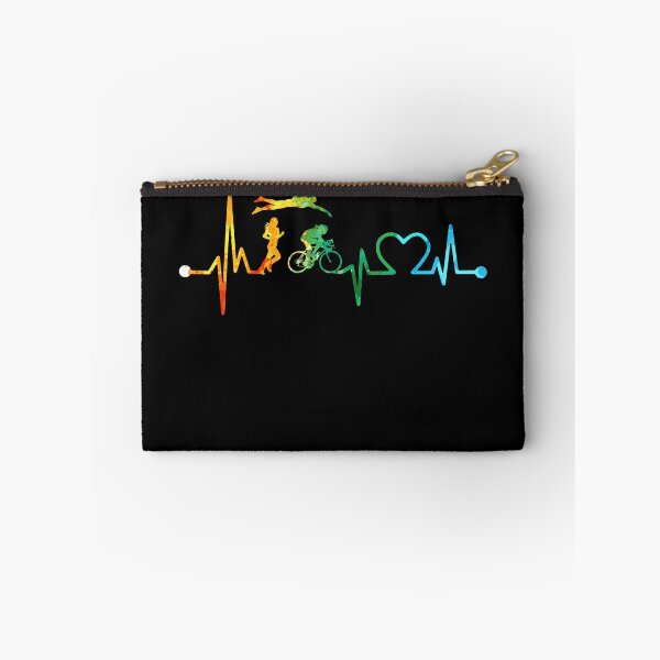 Item preview, TRIATHLON HEARTBEAT WATERCOLOR designed and sold by WinghiDesign.