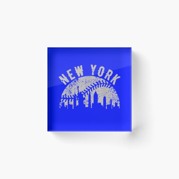 Item preview, Vintage Retro New York NY Skyline City Baseball Met At Gameday designed and sold by David Kiser.