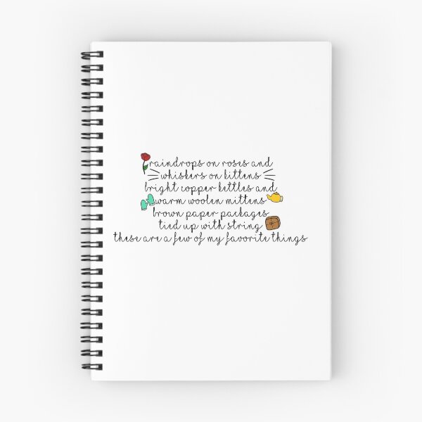 Item preview, The Sound of Music~ my favorite things designed and sold by tinytoebeanz.