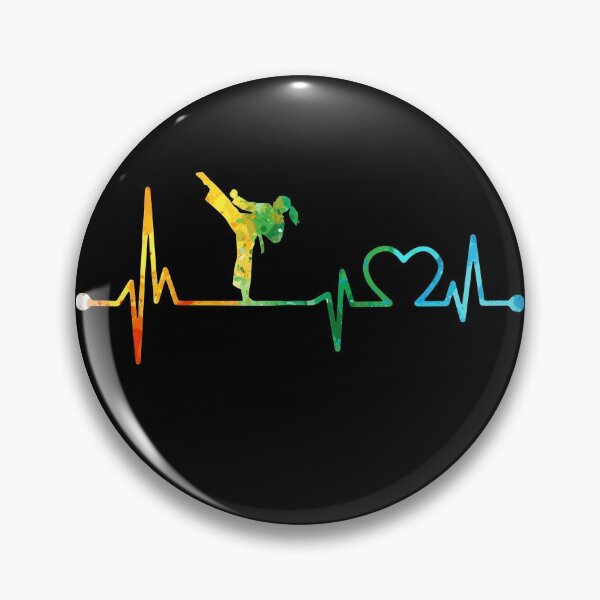 Aperçu de l'œuvre AQUARELLE TAEKWONDO HEARTBEAT créée et vendue par WinghiDesign.
