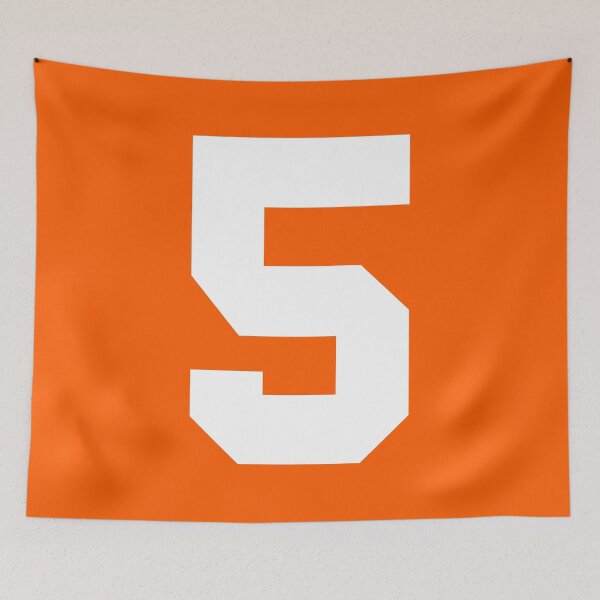 Item preview, Number 5 Sports Orange designed and sold by Shariss.