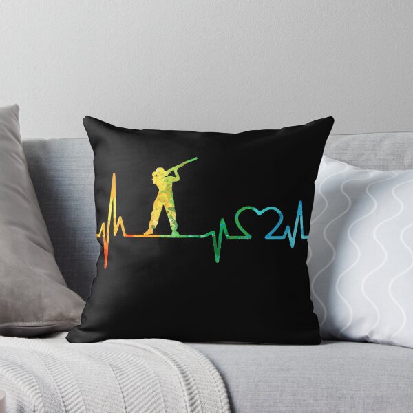 Item preview, SPORTING CLAY HEARTBEAT WATERCOLOR designed and sold by WinghiDesign.