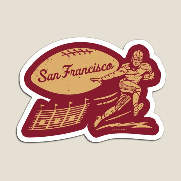 Vintage Running Baseball Player - San Francisco Giants (Orange San Francisco  Wordmark) - San Francisco Giants - Sticker