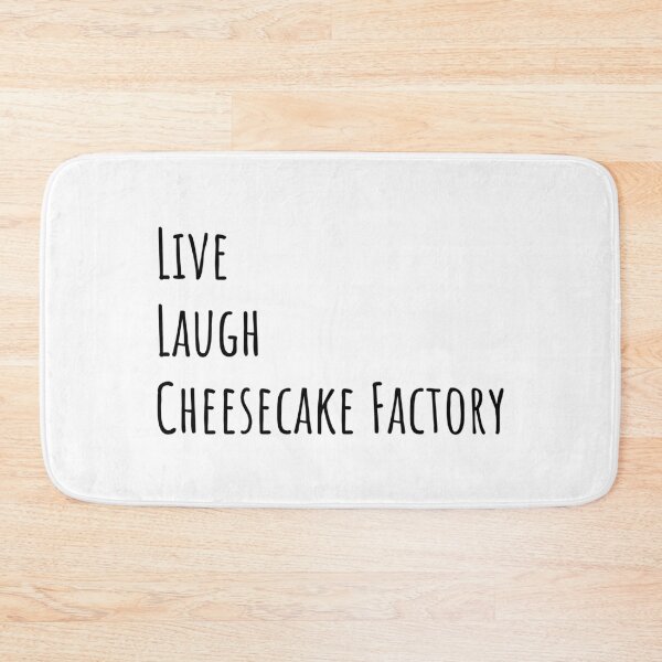 Item preview, Live Laugh Cheesecake designed and sold by quoteedesigns.
