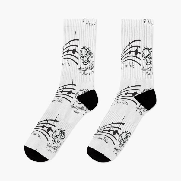 Item preview, Music is Better Than Folks,music is my love designed and sold by MoSaid.