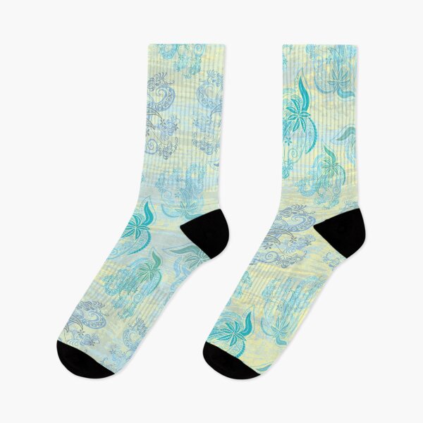 Item preview, Hawaiian - Samoan Take Me To The Teal Beach Wedding Tribal Print designed and sold by sunnthreads.
