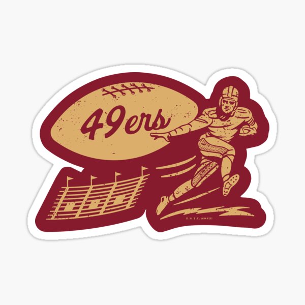 San Francisco 49ers Logo NFL Sport Car Bumper Sticker Decal ''SIZES''