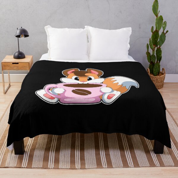 Aperçu de l'œuvre Fox with Cup of Coffee créée et vendue par Snabdesign84.