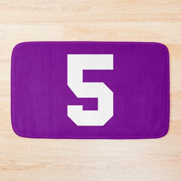 Item preview, Number 5 Sports Purple designed and sold by Shariss.