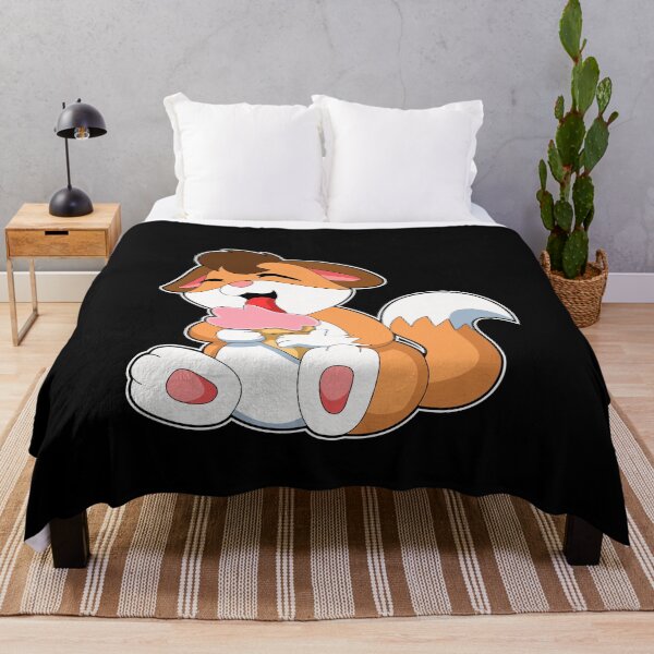 Item preview, Fox with Strawberry Ice cream designed and sold by Snabdesign84.