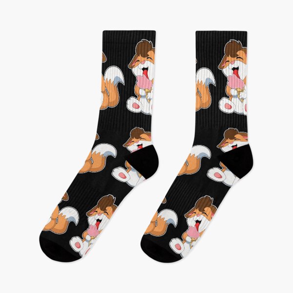 Item preview, Fox with Strawberry Ice cream designed and sold by Snabdesign84.