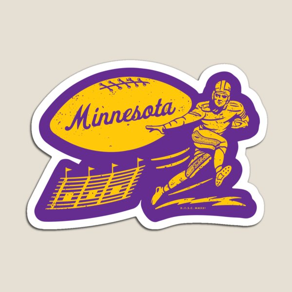 Minnesota Vikings SKOL Kings of the North & Viking Logo Type NFL Die-cut  MAGNET |