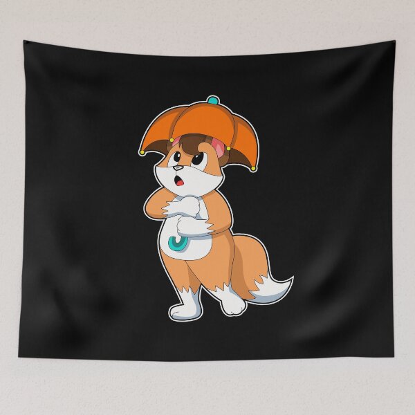 Item preview, Fox with Umbrella designed and sold by Snabdesign84.