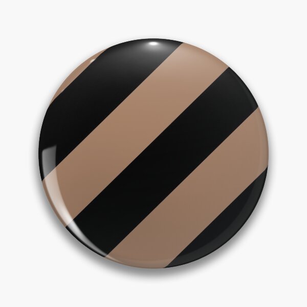 Item preview, Brown and Black Angled Stripe Pattern 2022 Trending Color - Colour - Hue - Shade Pantone Macchiato Brown 17-1221 designed and sold by ColorOfTheYears.