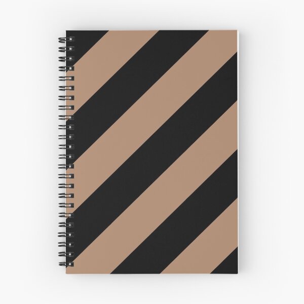 Item preview, Brown and Black Angled Stripe Pattern 2022 Trending Color - Colour - Hue - Shade Pantone Macchiato Brown 17-1221 designed and sold by ColorOfTheYears.