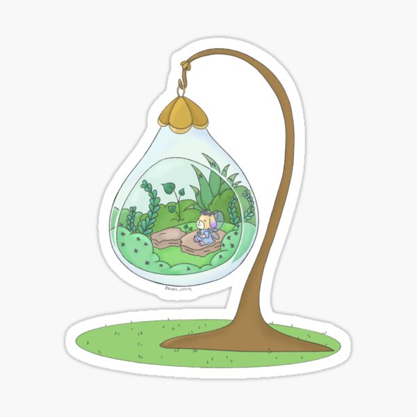 Animal Crossing DS Terrarium Sticker – honeydewbun