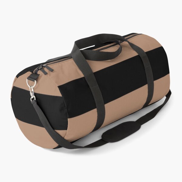Item preview, Brown and Black Horizontal Stripe Pattern 2022 Trending Color - Colour - Hue - Shade Pantone Macchiato Brown 17-1221 designed and sold by ColorOfTheYears.