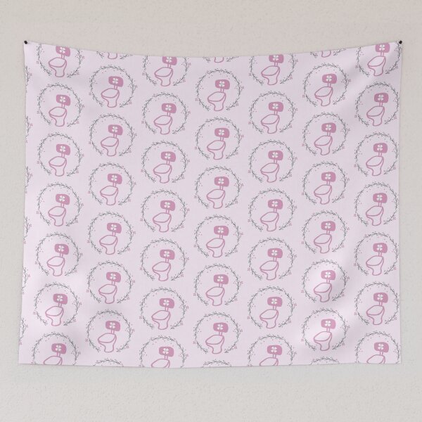 Item preview, toilet in a floral circle designed and sold by jazzydevil.
