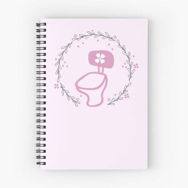 Item preview, toilet in a floral circle designed and sold by jazzydevil.