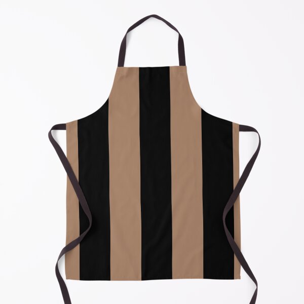 Item preview, Brown and Black Vertical Stripe Pattern 2022 Trending Color - Colour - Hue - Shade Pantone Macchiato Brown 17-1221 designed and sold by ColorOfTheYears.
