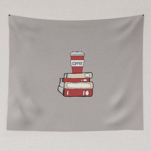 Item preview, Books and coffee - Cozy Fall vibes design designed and sold by Theleochick.