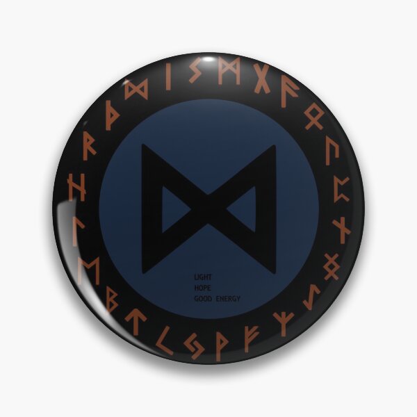 Artikelvorschau, Blauer Dagaz-Ältester Futhark | Isländisch | Wikinger Runensymbol entworfen und verkauft von Depic Spirit.