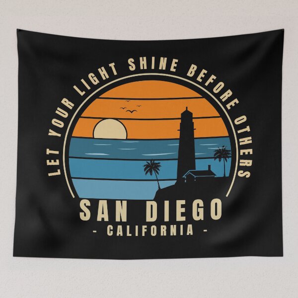 Aperçu de l'œuvre Plage de San-Diego créée et vendue par SenGift.