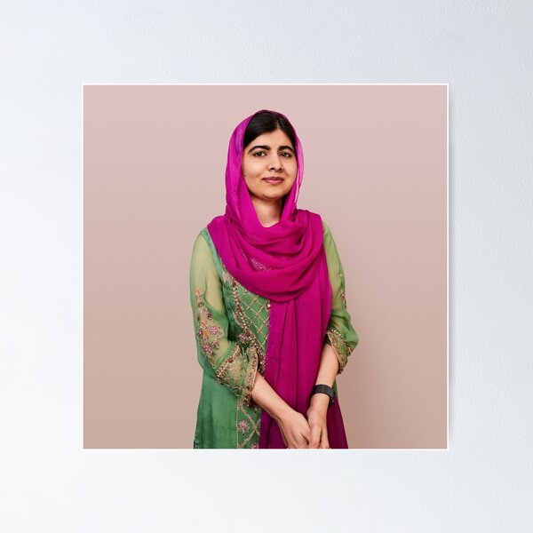 Vista previa del artículo con la obra «malala yousafzai (mujeres inspiradoras)», diseñado y vendido por emcazalet.
