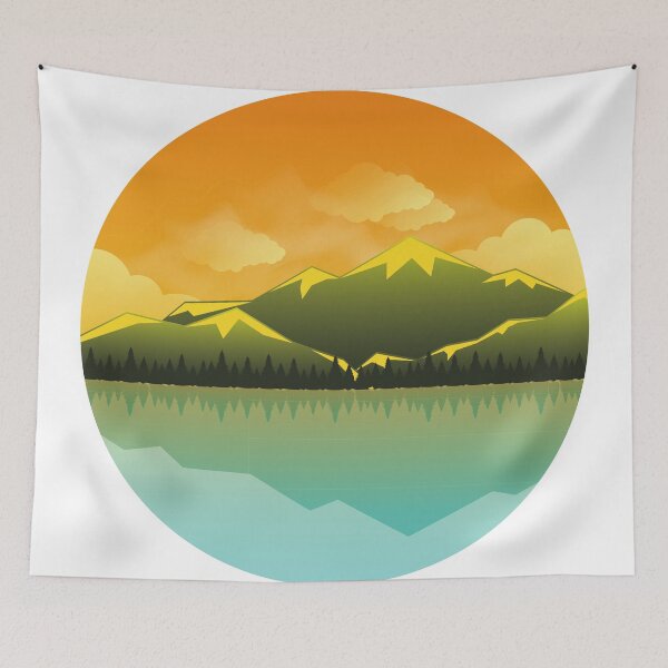 Item preview, Relaxing Mountain landscape designed and sold by BayoumiStore.