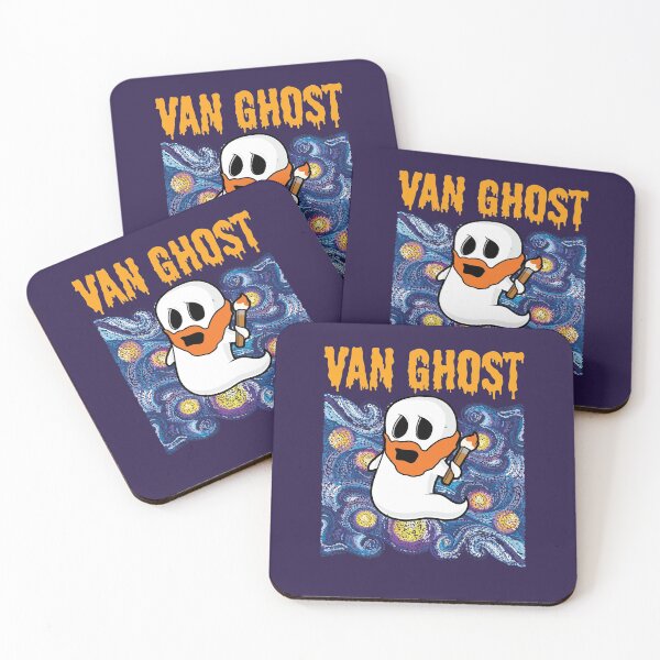 Item preview, Van Ghost Halloween Funny Van Gogh Starry Night designed and sold by jaygo.
