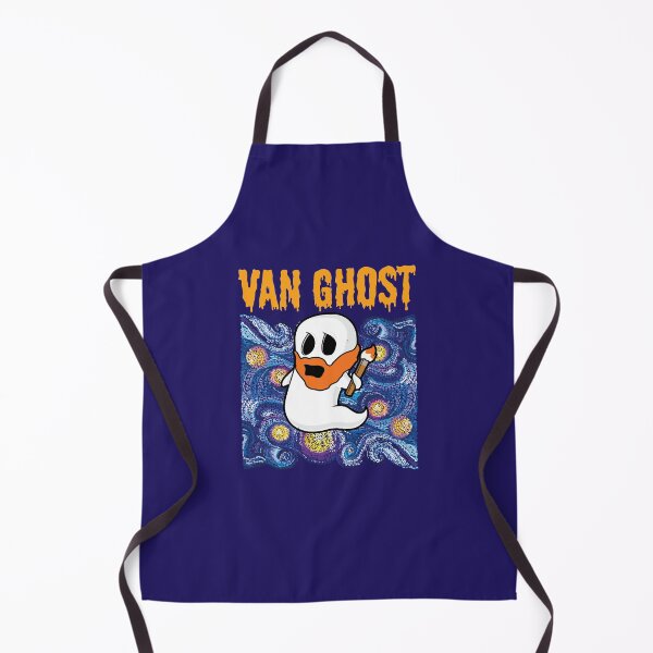 Item preview, Van Ghost Halloween Funny Van Gogh Starry Night designed and sold by jaygo.