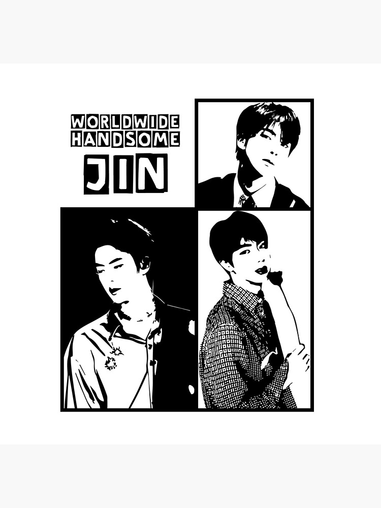 Jin / Kim Seok Jin - BTS Poster for Sale by BaoziHerena