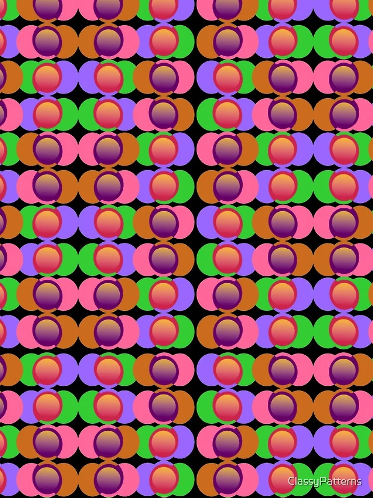 Thumbnail 4 of 4, iPhone Case, Geometric Patterns Made With Basic Shapes designed and sold by ClassyPatterns.