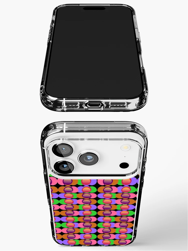Thumbnail 3 of 5, iPhone Case, Geometric Patterns Made With Basic Shapes designed and sold by ClassyPatterns.