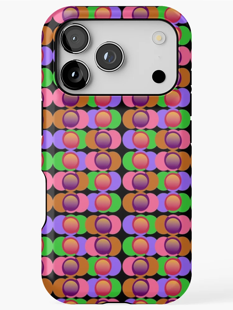 Thumbnail 1 of 4, iPhone Case, Geometric Patterns Made With Basic Shapes designed and sold by ClassyPatterns.