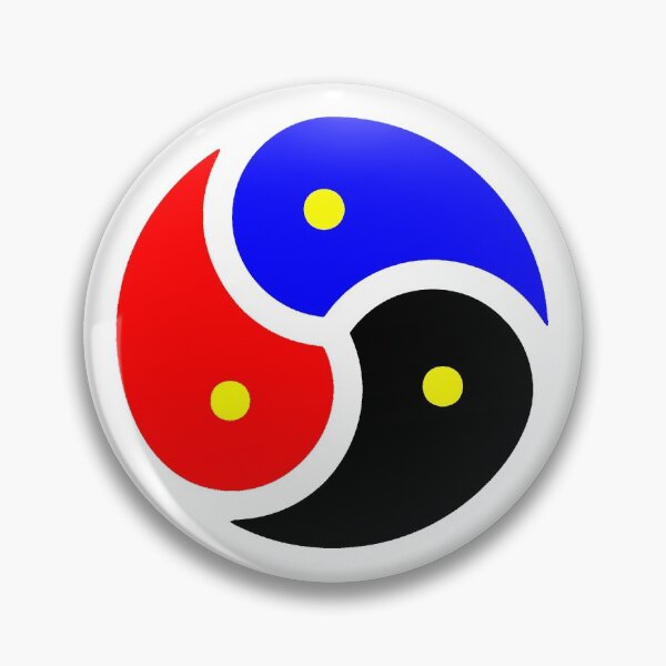 Item preview, BDSM Kink Triskelion - Polyamory Pride designed and sold by hereticbassist.