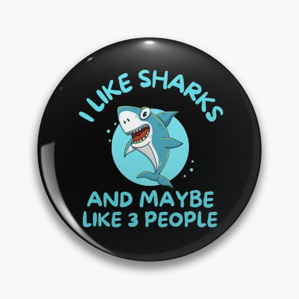 Item preview, I Like Sharks and Maybe like 3 People designed and sold by TThousand.