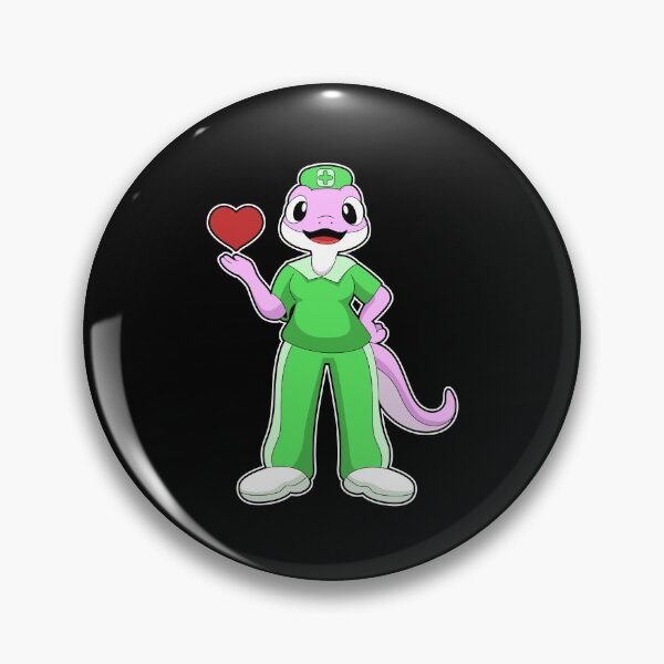 Item preview, Geko as Nurse with Heart designed and sold by Snabdesign84.