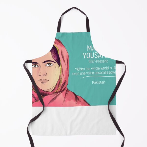 Item preview, malala yousafzai (inspirational women) quote when the whole world is silent even one voice becomes powerful designed and sold by emcazalet.