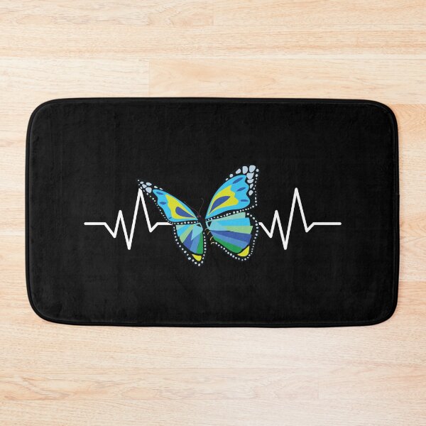 Item preview, Butterfly Cottagecore Aesthetic Heartbeat Pulsate ECG Graph designed and sold by CharJens.