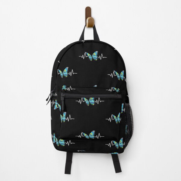 Item preview, Butterfly Cottagecore Aesthetic Heartbeat Pulsate ECG Graph designed and sold by CharJens.