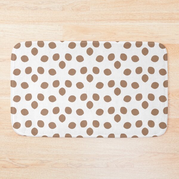 Item preview, Brown and White Minimal Shape Ornamental Pattern 2022 Trending Color - Colour - Hue - Shade Pantone Macchiato Brown 17-1221 designed and sold by ColorOfTheYears.