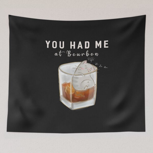 Item preview, You had me at Bourbon cat designed and sold by Sweets-trolley.