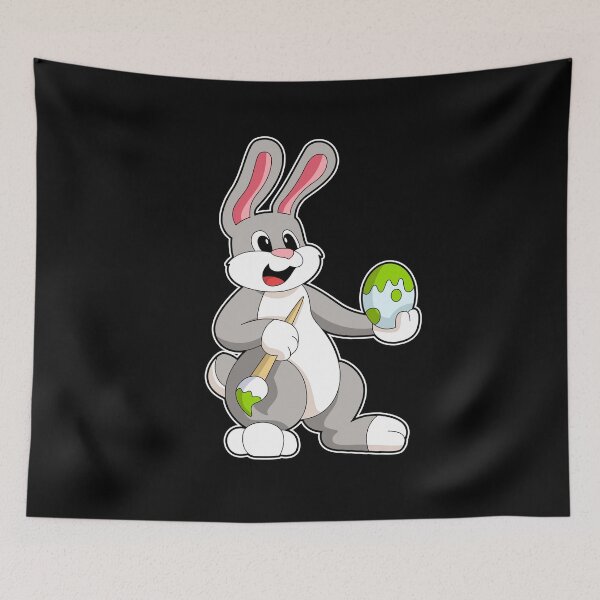 Item preview, Rabbit Painter Paintbrush Painting designed and sold by Snabdesign84.
