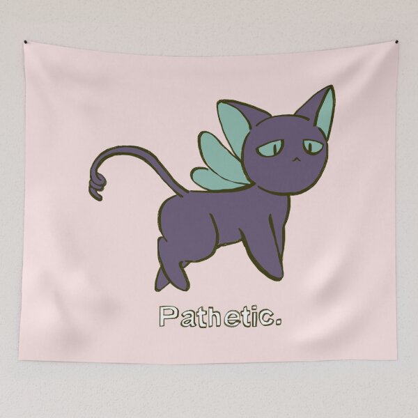 Item preview, I draw spinel sun saying pathetic / card captor sakura black cat guardian designed and sold by RansRoom.