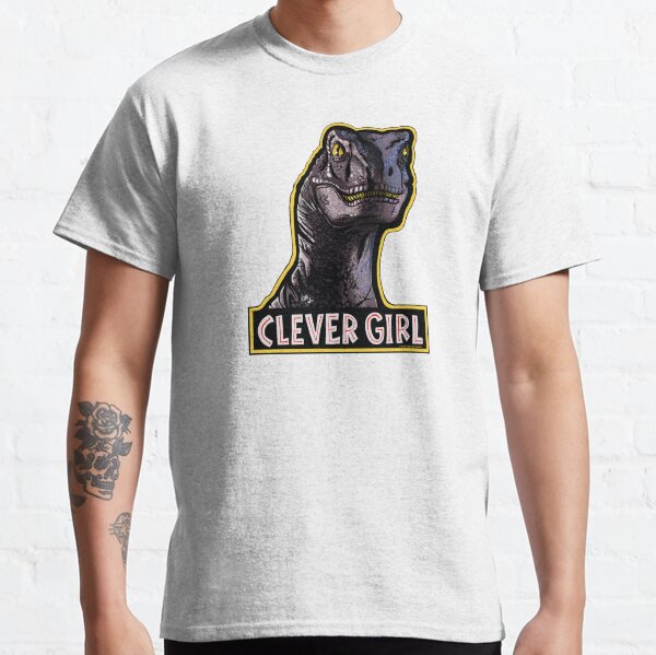 Cleveres Mädchen: Jurassic Park Raptor Classic T-Shirt